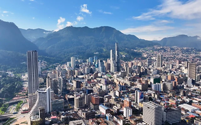 Bogotá skyline against the Andes, host city of ISSCA 128