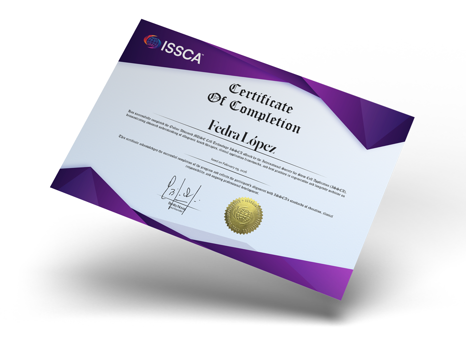 ISSCA Advanced MUSE Cell Technology Certificate