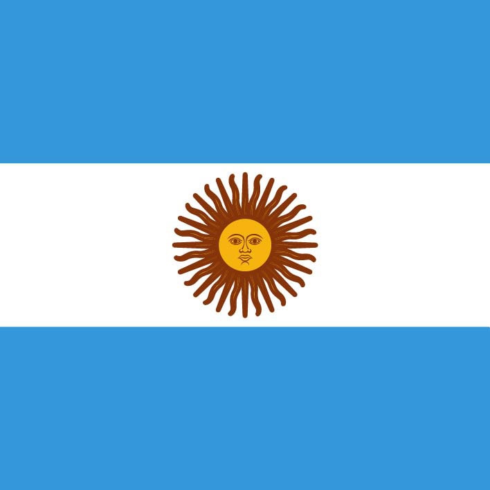 Argentinien Flagge