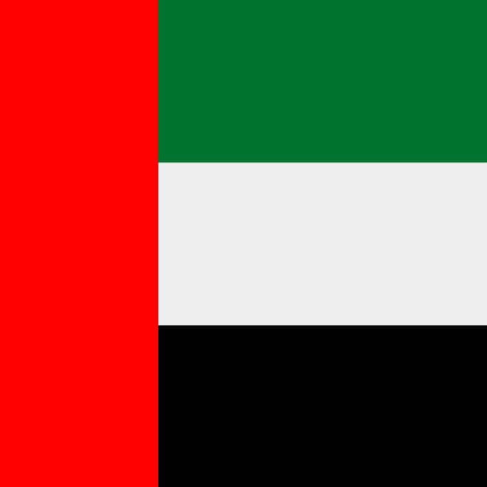 Flagge der Vereinigten Arabischen Emirate