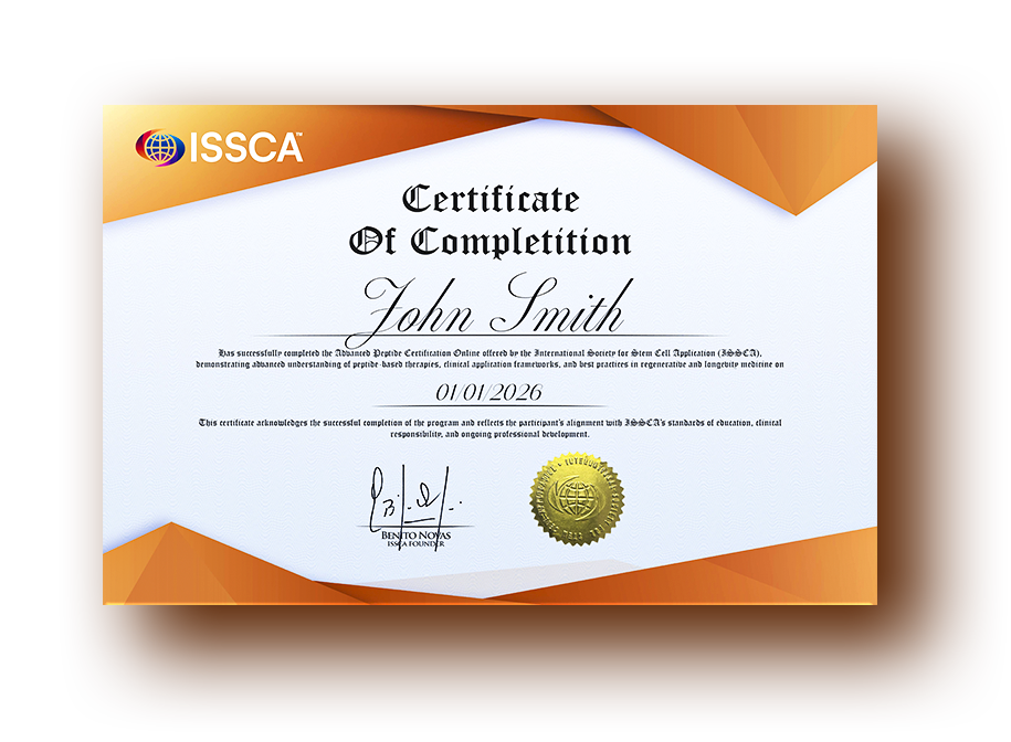 ISSCA Official Certificate