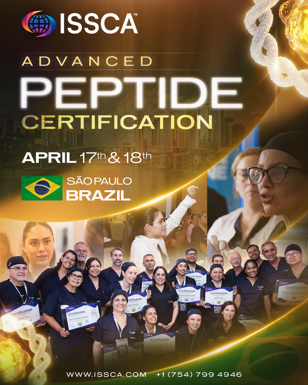 Advanced Peptide Certification | São Paulo, Brazil - Certification Package